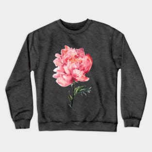 Loose Watercolor Peony 2 Crewneck Sweatshirt